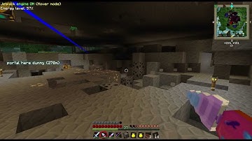 Minecraft - FTB Unleashed Episode 23 - Finally Make a Quarry Over a Hollow Hill