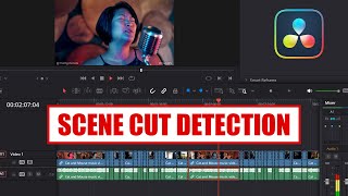 Auto Scene Cut Detection [ DaVinci Resolve Tutorial ] Separately Video to Multiple Clips