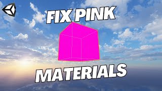 How to Fix Pink Materials in Unity 2023 | Render Pipeline Basics