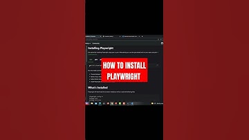 🚀 Install Playwright in Seconds! | Easy Automation Setup Guide 🔥 #Playwright #Automation #shorts