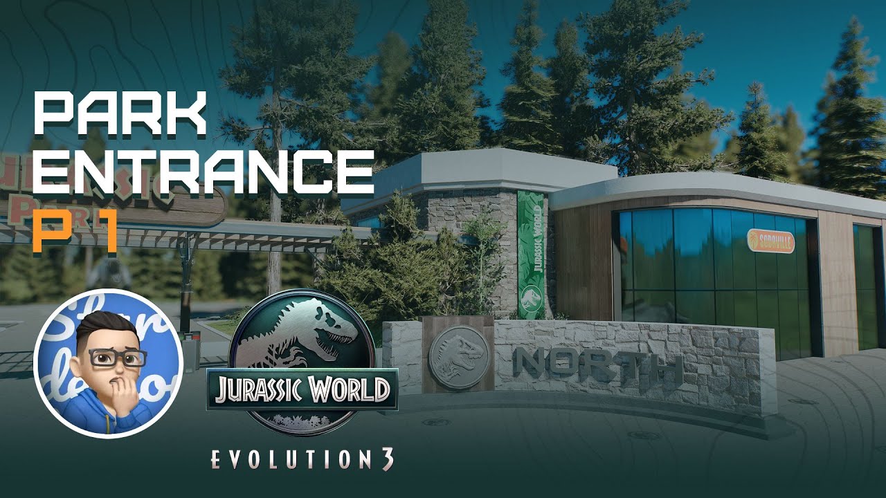 🚪Building the Park Entrance in Jurassic World Evolution 3 - YouTube