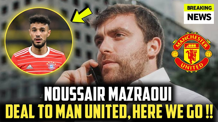 🚨| BREAKING: FABRIZIO ROMANO ANNOUNCED TODAY✅️, NOUSSAIR MAZRAOUI DEAL TO MAN UNITED | MU NEWS