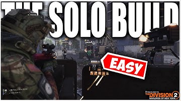 THE DIVISION 2 - BEST SOLO BUILD - CLEAR CONTENT FAST  - HIGH SKILL DAMAGE, 50% CRT CHC 100% CRT DMG