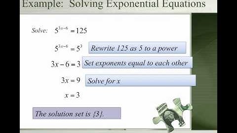 4.4 Exponential Equations Like Bases