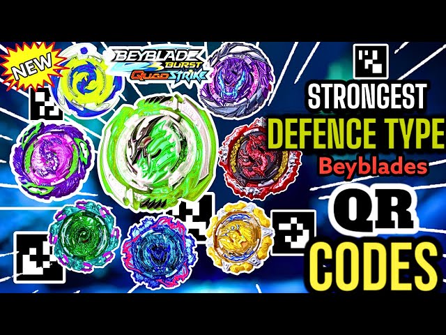 ALL 30+ QUADSTRIKE BEYBLADES QR CODES 2023