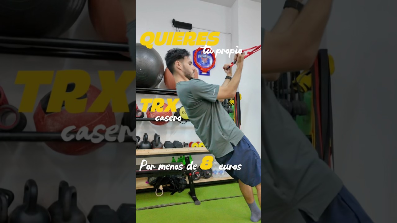 ¿Quieres tu TRX casero por menos de 8 euros? 