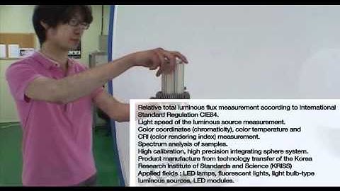 LED Light Measurement Integrating Sphere System