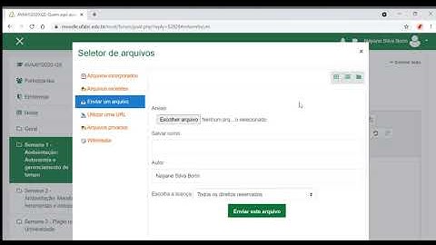 Instruções para o Moodle: Utilização do fórum