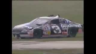 During the 1997 daytona 500 dale earnhardt gets into wall, bumps jeff
gordon and then hit by jarret. he sideways as a result flips the...