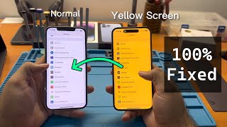 How to fix the yellow screen problem in iPhones