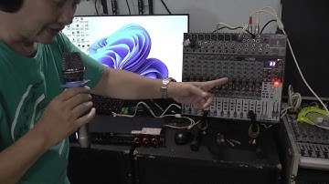 Kết Nối Effect Rời - Vào Mixer Behringer Xenyx X2222usb - Từ Vang JA TF9