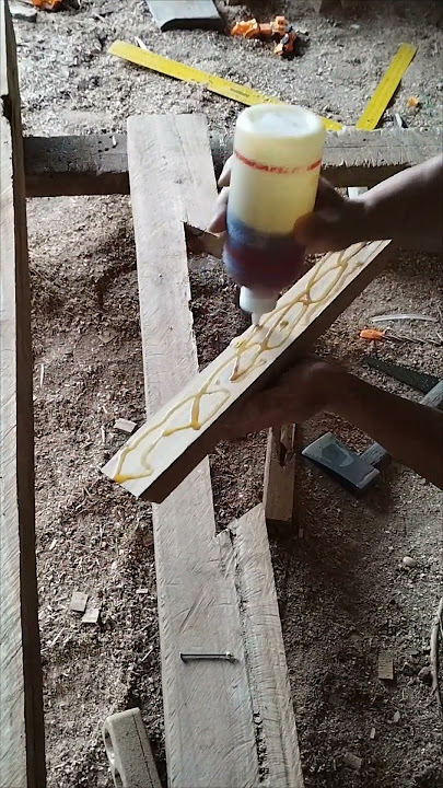 begini cara tambal watang yang kohak di tengah #pusatgerobag #skilltukangkayu #wood