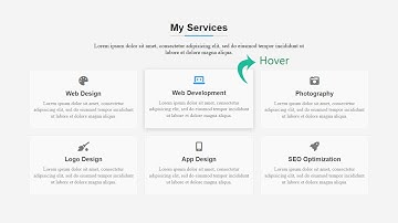 Responsive Our Services Section Using HTML & CSS | My Services Section