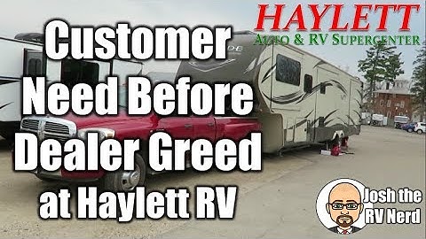Customer Need Before Dealer Greed with Josh the RV Nerd