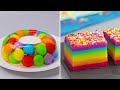 Colorful jelly cake decorating ideas  most amazing rainbow cake designs