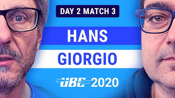 UBC 2020 (Day 2 Match 3): Hans Liby vs. Giorgio Castellano
