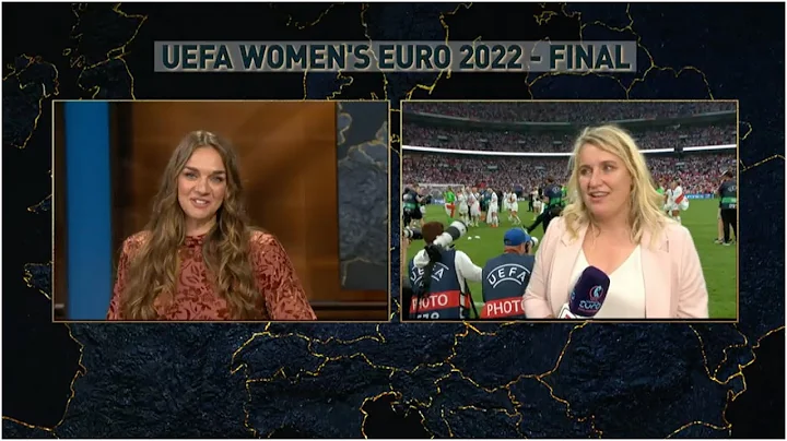 ITS HOME! Emma Hayes at a loss for words with Engl...