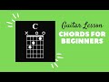 Guitar lesson  chords for beginners