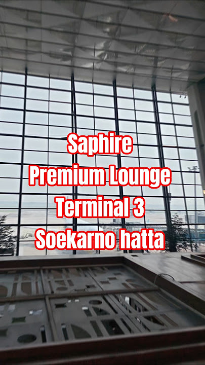 Sapphire Premium Lounge Bandara Soekarno Hatta Terminal 3. #indonesia #jakarta #airport