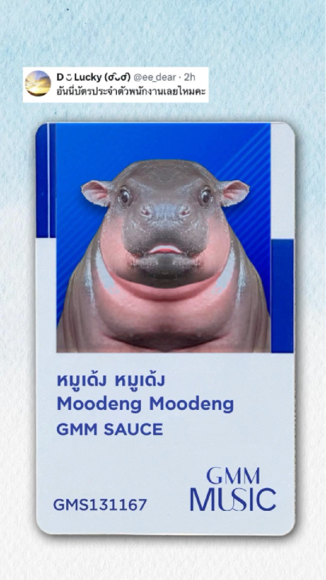 ประชาสัมพันธ์ ? พนักงานใหม่ทำบัตรหายยยย จะให้ทำใหม่ก็ไม่ยอมให้จั้บบบบ!!! ? #GMMMusic