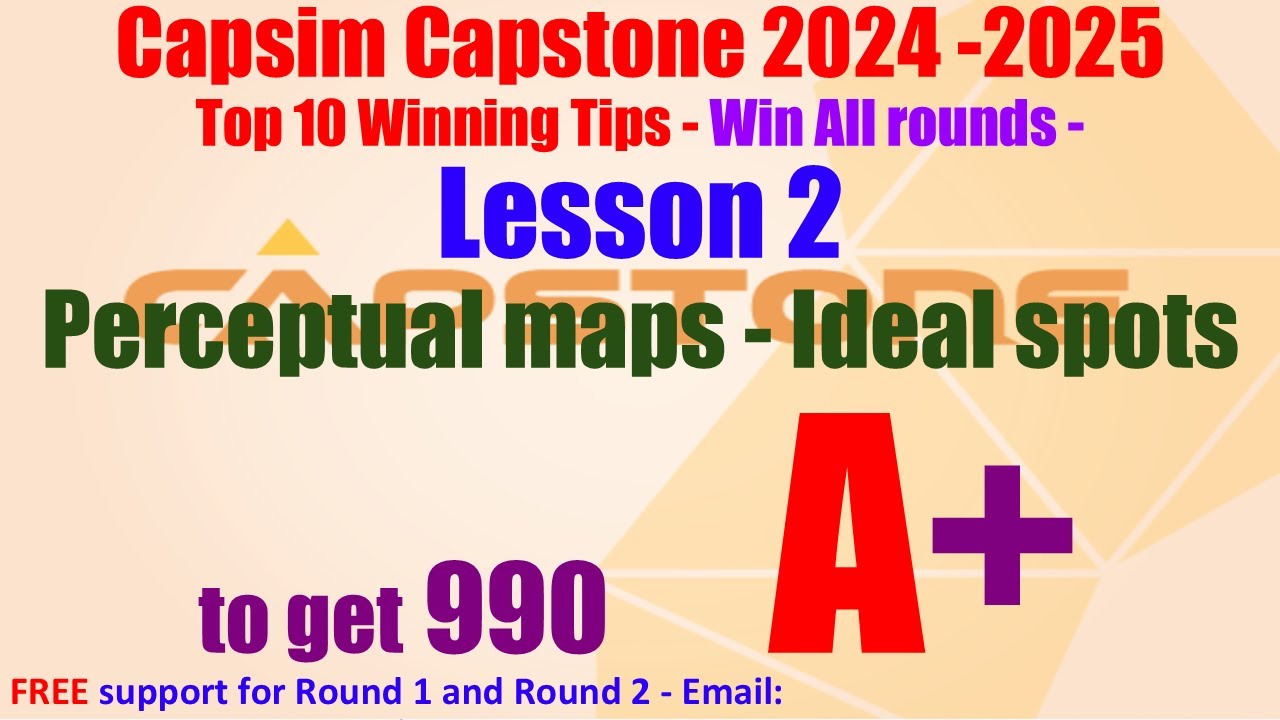 Capsim Tips - Lesson 2 [top result 999] CapSim Masterclass: The ...