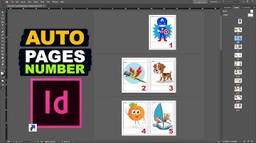 Adobe InDesign Automatic Pages Numbering