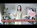 Capsule Wardrobe + Smart Casual Styling (Work Appropriate & Minimalist) | Camille Co