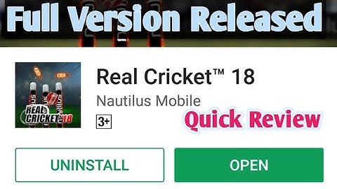 Real Cricket™ 18 Official Full version Released !! IPL Add !! Full Game Review