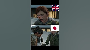 Japanese Ellie Voice Acting... 😳 Last of Us 2 (English vs Japanese)