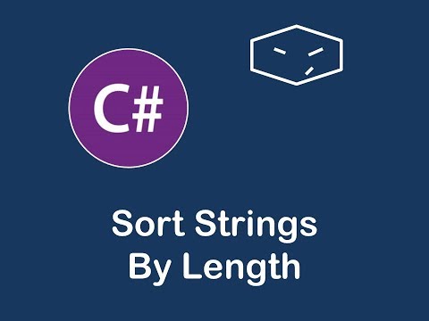 sort strings by length in c#