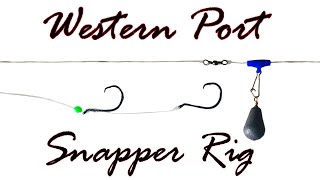 How to tie a Snapper Rig | Western Port ( DIY step by step guide )