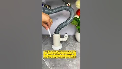 Cổng cắm tích hợp thoát bồn rửa bát và máy lọc máy rửa bát