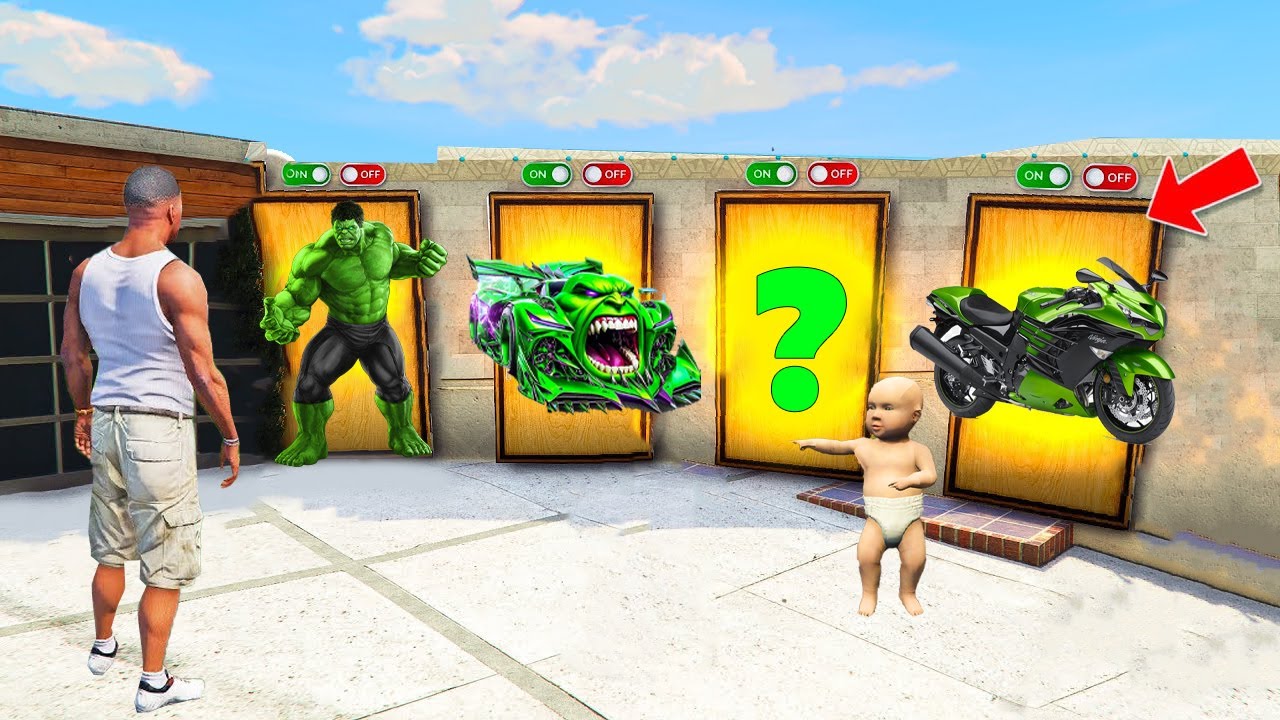 ХАЛК ЖАСЫРҒАН ҚҰПИЯ ЕСІКТЕРДІҢ ІШІНДЕ НЕ БАР? (GTA V)