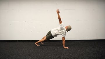 Push Up to Thoracic Rotation Reach