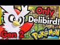 Can I Beat Pokemon Gold with ONLY DELIBIRD? 🔴 Pokemon Challenges ► NO ITEMS IN BATTLE