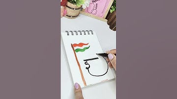 indian flag drawing ideas for beginners #kids#shorts
