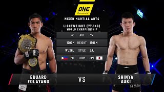 Eduard Folayang vs. Shinya Aoki II | Full Fight Replay