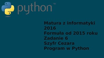 Matura z informatyki 2016 (formuła od 2015) - poziom rozszerzony - Python