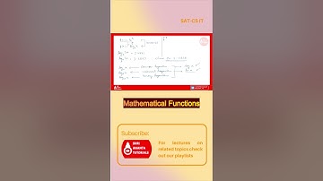 Mathematical Functions #shorts  #datastructureandalgorithm #computerengineering   #datastructures