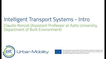Intelligent Transport Systems - Intro