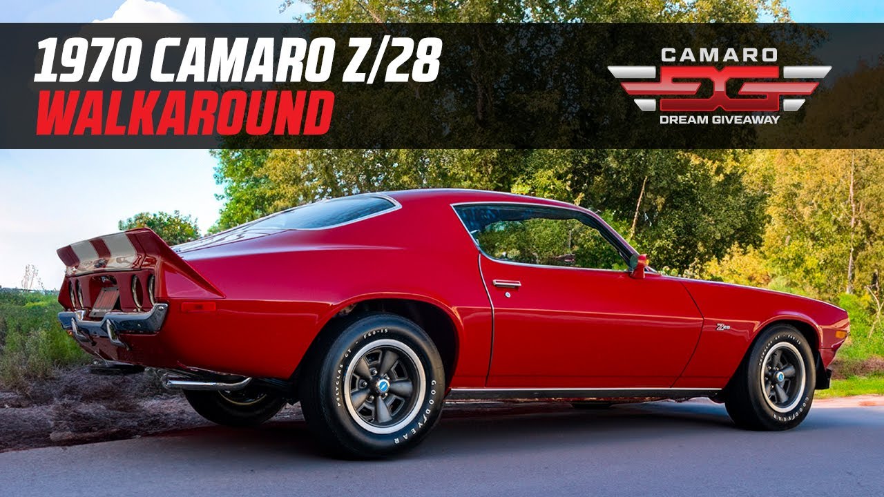 1970 Camaro Z28 Car Review & Walkaround Video from the Camaro Dream  Giveaway - YouTube