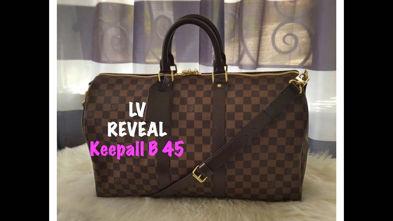 Louis Vuitton UNBOXING: Keepall Bandouliere 45 DE - YouTube