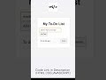 to do list app in html css and javascript #learnhtml5andcss3 #programming