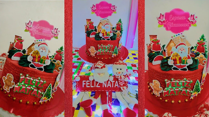 MONTANDO E DECORANDO MEU PRIMEIRO BOLO DE NATAL - ESPECIAL DE NATAL { Bela Davi Bolos e Doces }