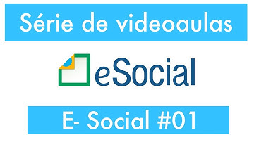 Videoaula eSocial, EFD-Reinf e DCTFWeb  - (aula 1)