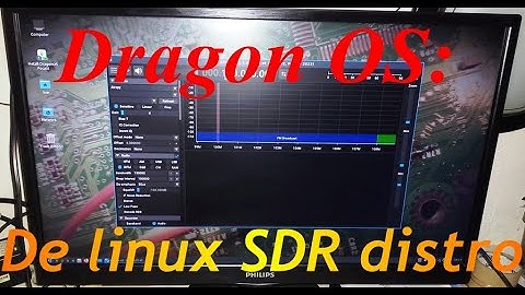 Dragon OS, vanaf een USB stick SDR radio ontvangen op bijna elke Windows Laptop/PC.