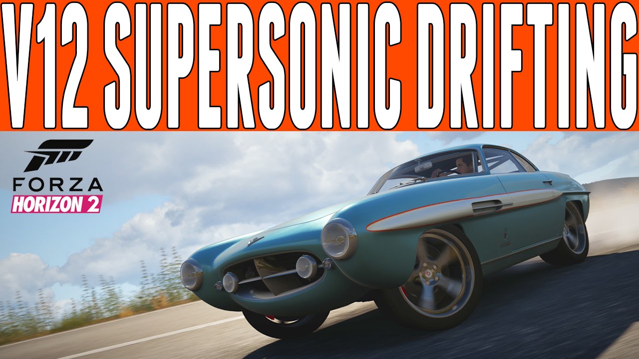 Forza Horizon 2 Thrustmaster Drift Build : V12 Fiat 8V Supersonic Drift Build - Playground DLC