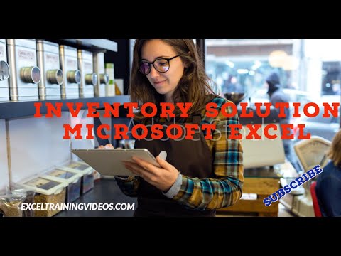 Inventory solution Microsoft Excel - YouTube