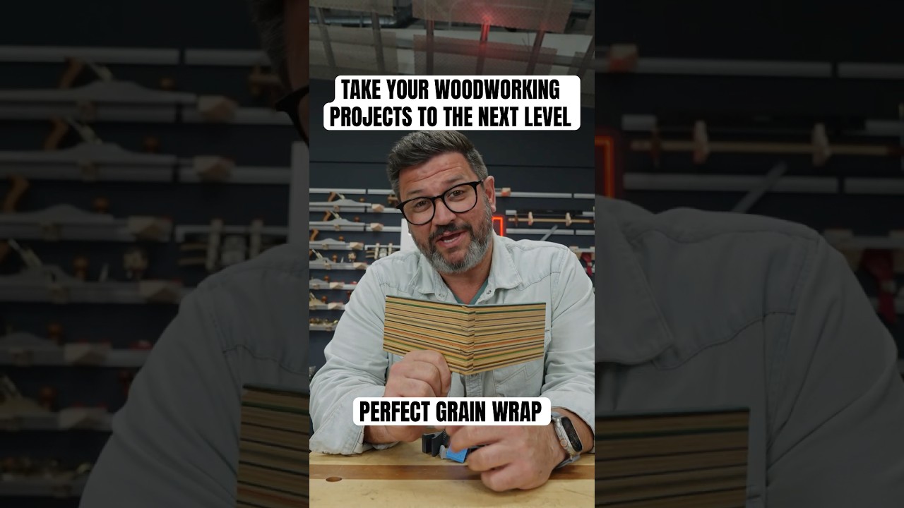 This Wood Trick Makes Grain Match Perfectly #woodworking #craftsmanship