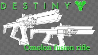 Destiny Omolon Fusion Rifle Papercraft